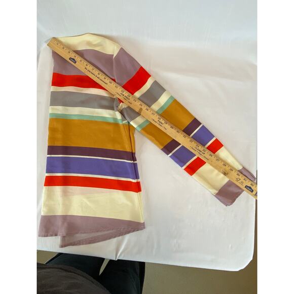 Cremieux women's striped long sleeve top size Large - polyester - gently worn - Picture 10 of 10